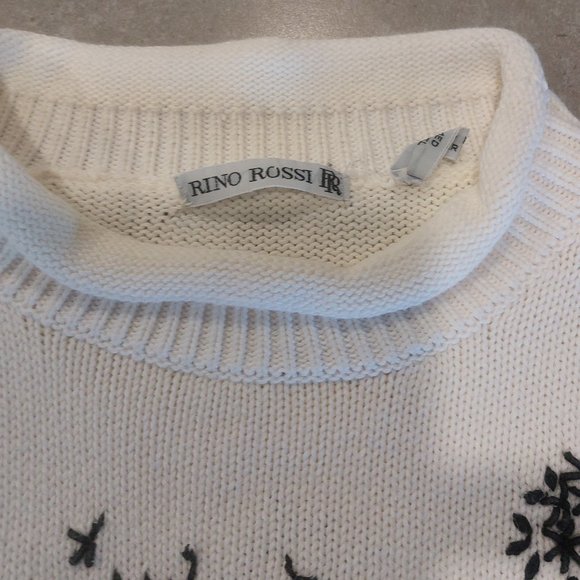 ❄️ RINO ROSSI Christmas Sweater Sz L - Picture 4 of 9